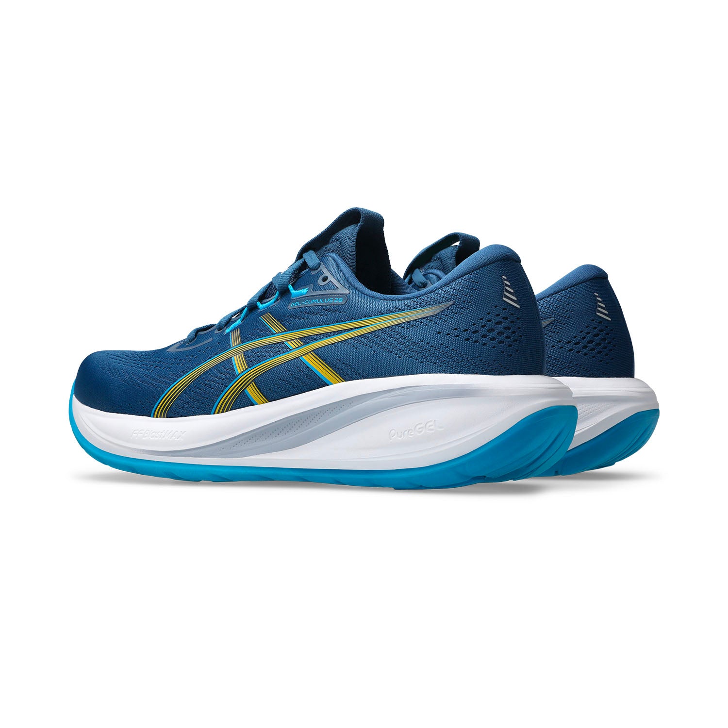 ASICS GEL Cumulus 28 Scarpe Running Neutre Uomo Twilight Blue/Yamabuki