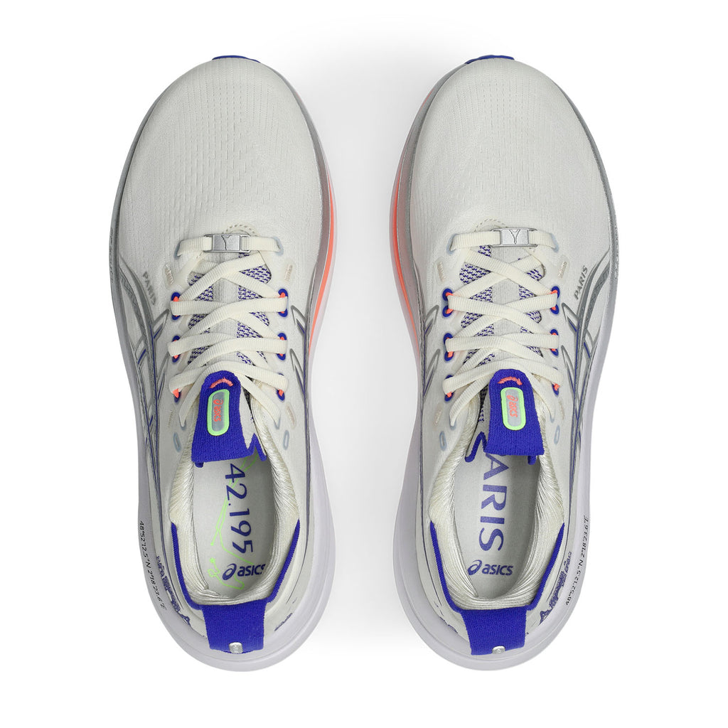 ASICS GEL Nimbus 28 Paris Scarpe Running Neutre Uomo Cream/Pure Silver