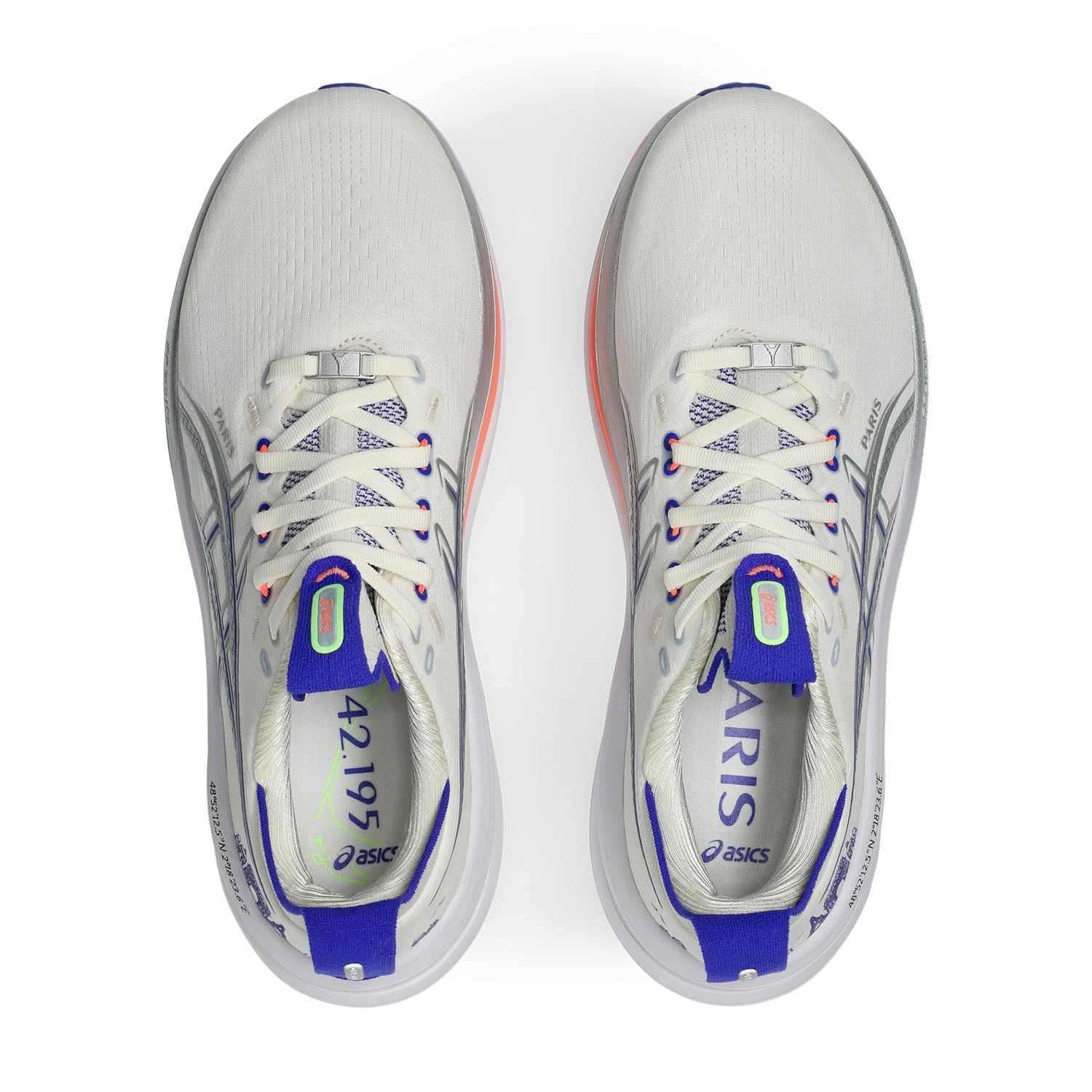 ASICS GEL Nimbus 28 Paris Scarpe Running Neutre Uomo Cream/Pure Silver