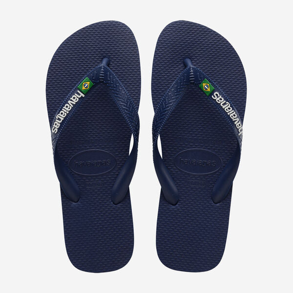 HAVAIANAS Brasil Logo - NAVY BLU