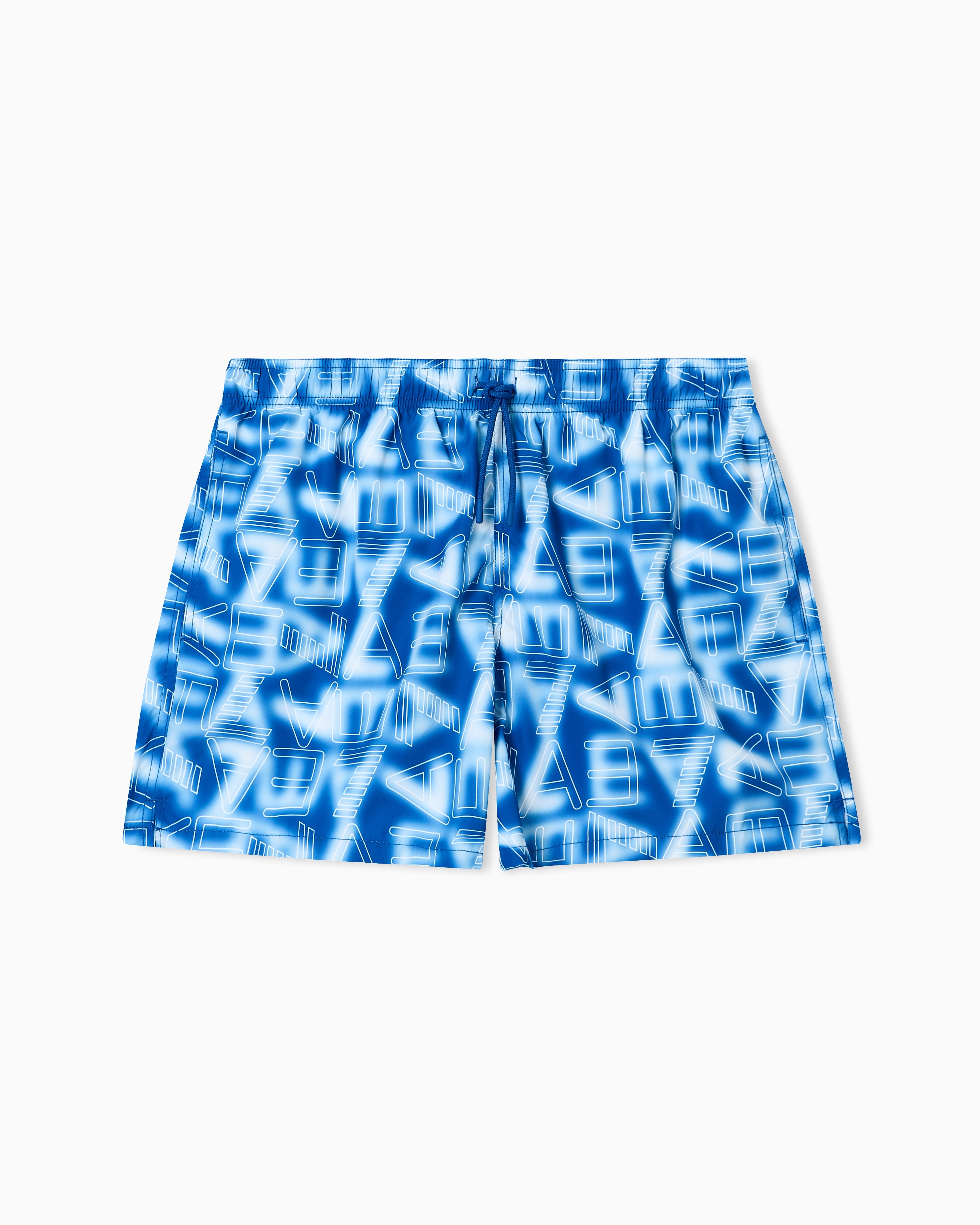 EA7 Boxer - TURKISH SEA/WHITE