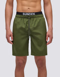 SUNDEK Boardshort con elastico logo - Green01