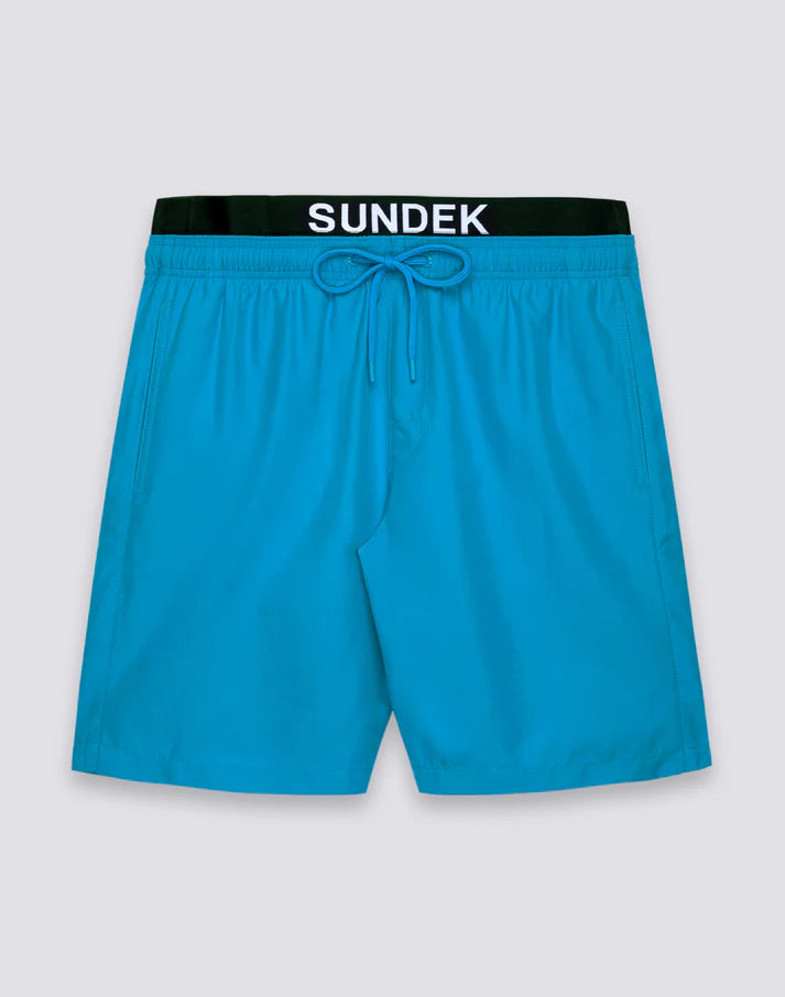 SUNDEK Boardshort con elastico logo - Oversea01