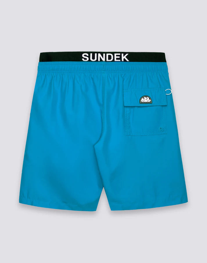 SUNDEK Boardshort con elastico logo - Oversea01