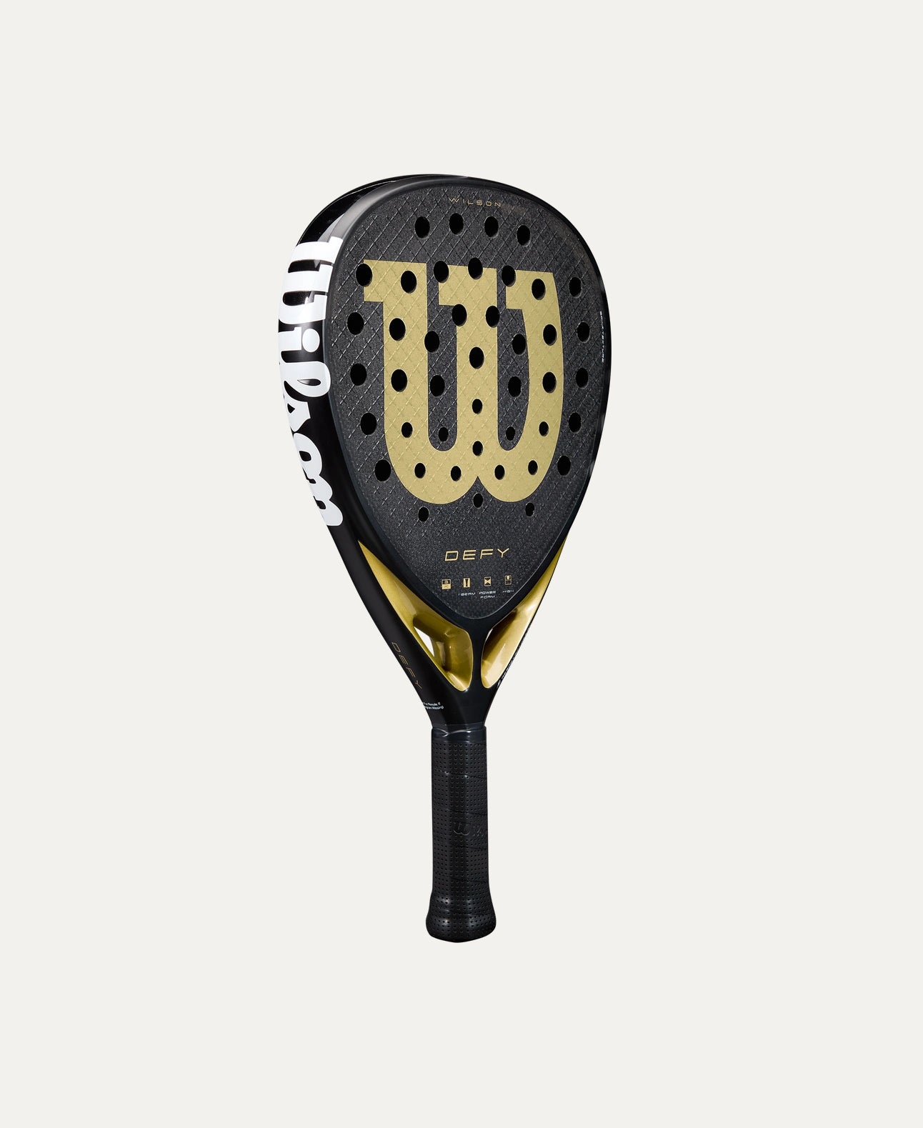 WILSON Defy V1 Padel Racket Black/Gold
