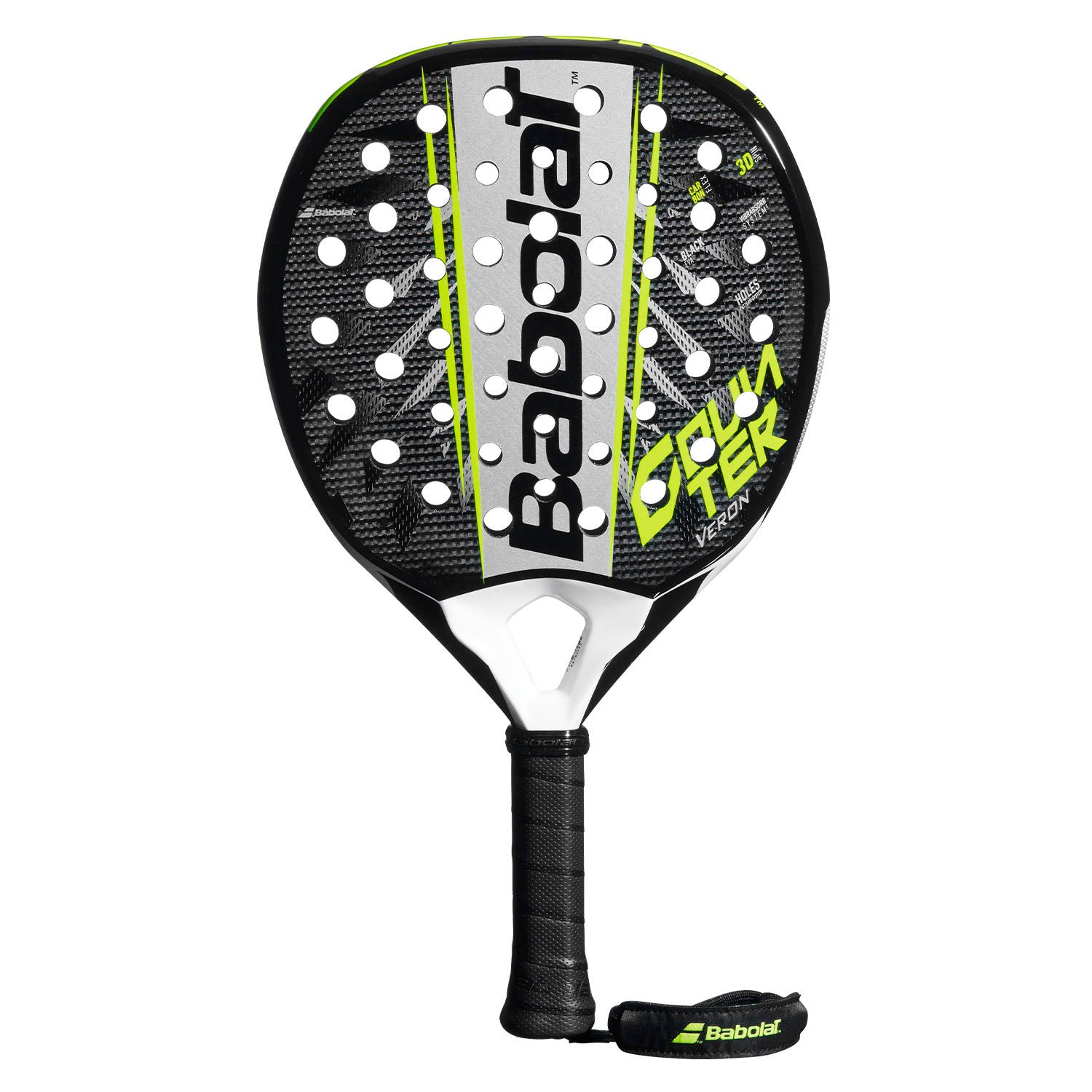 BABOLAT Counter Veron 2.6 Padel Black/Grey/Fluorescent Yellow