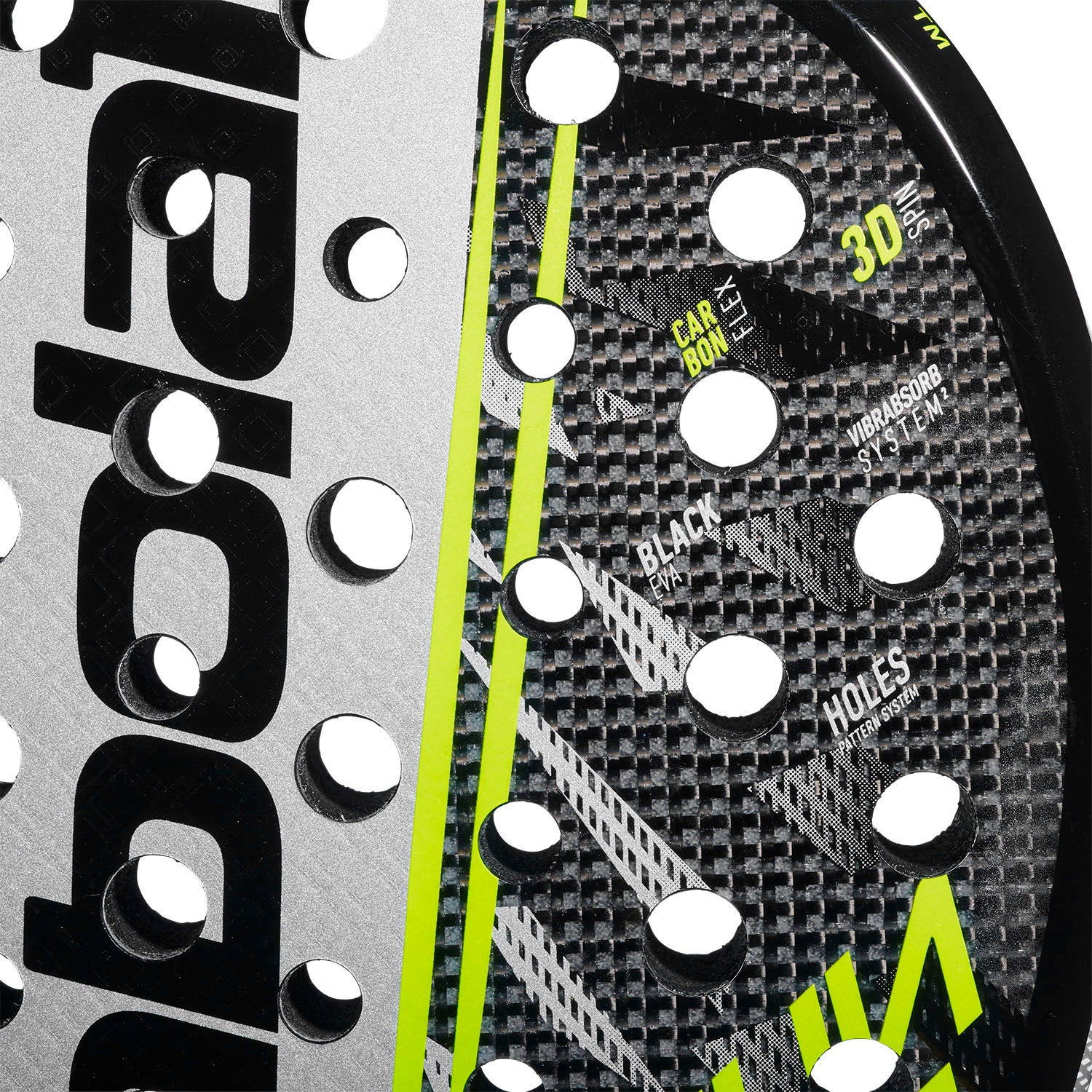BABOLAT Counter Veron 2.6 Padel Black/Grey/Fluorescent Yellow
